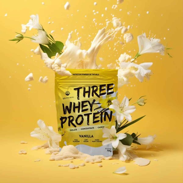 Three Whey Protein Eiwitten | Vanilla | GoPrimal