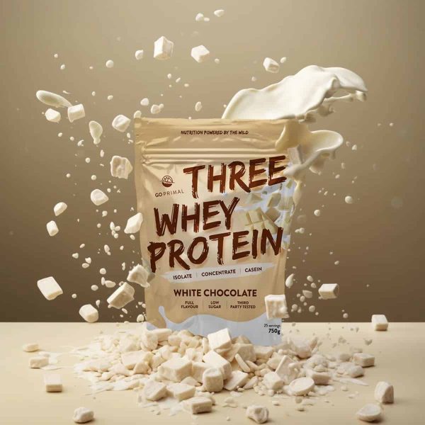 Three Whey Protein Eiwitten | White Chocolate |GoPrimal